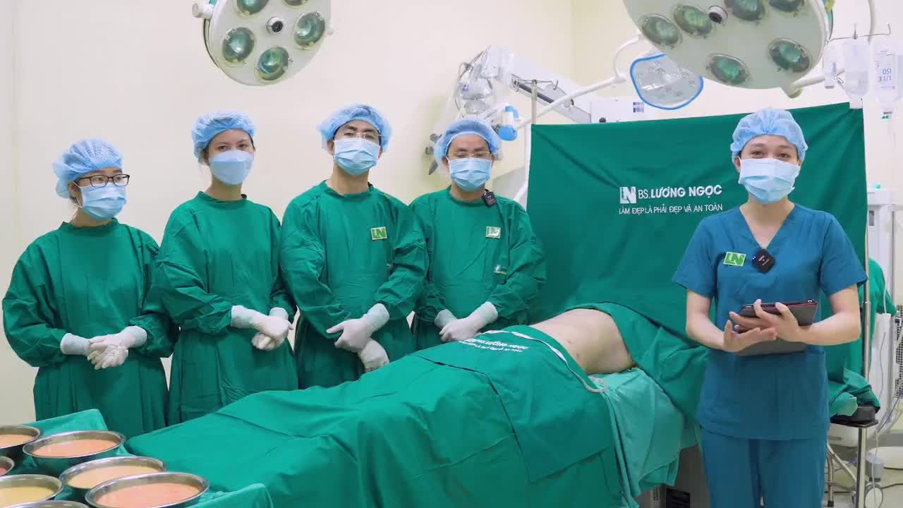 Hút, dẫn lưu mỡ ra ngoài kết hợp tạo dáng trải da, giúp da cơ co hồi phẳng phiu ôm sát mà không phải phẫu thuật căng da bụng.